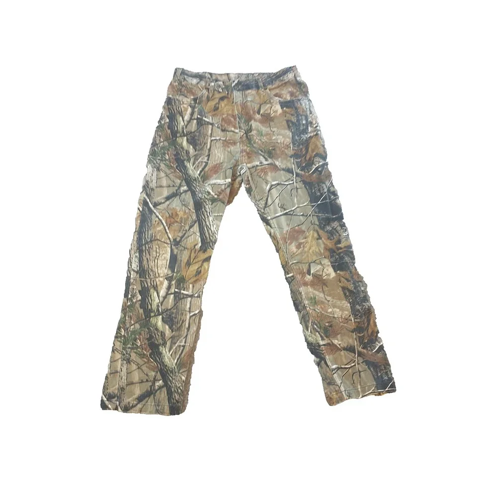 Realtree AP Camo Hunting Pants Mens 34x28 Straight Leg All Purpose Camouflage
